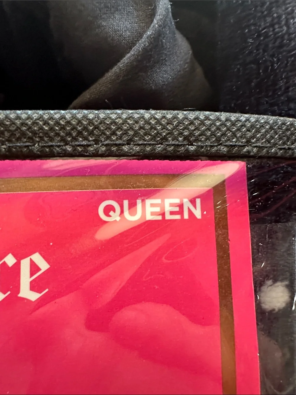 Juicy Couture Black and White Fuzzy Comforter Set